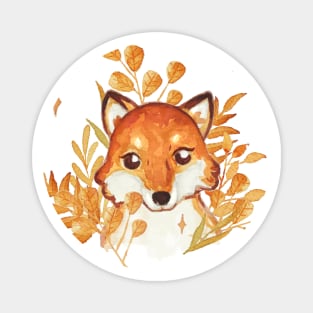 Orange fox Magnet